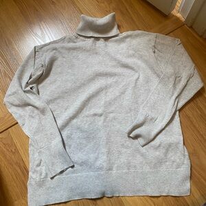 Zara Light Gray Knitwear Turtleneck Girls 13-14